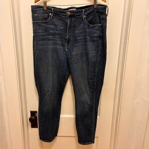 Good American High-Rise Dark Indigo Jeans